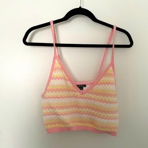 Multicolor crop top